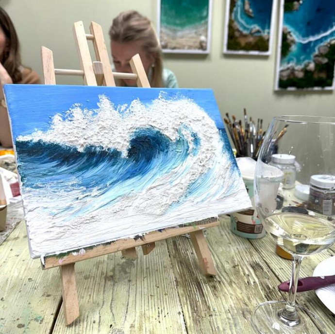 Мастер класс по текстурным картинам в Москве