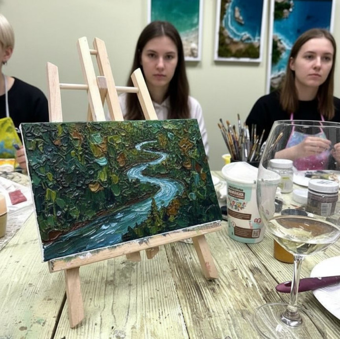 Мастер класс по текстурным картинам в Москве