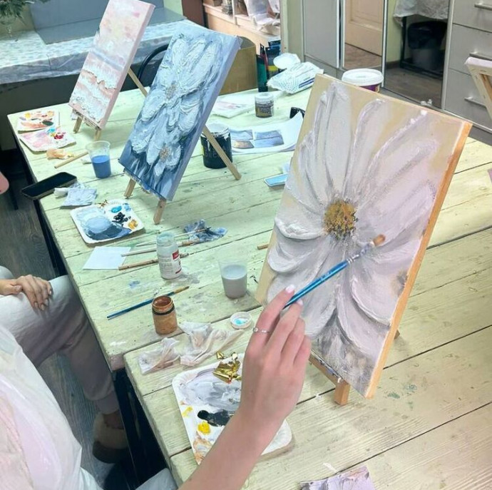 Мастер класс по текстурным картинам в Москве