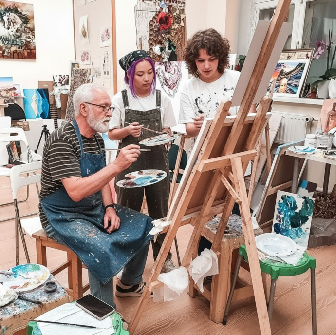 Романтический мастер класс для пары Творческое слияние в Москве