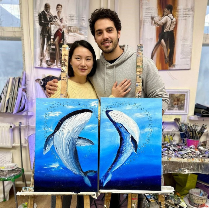 Романтический мастер класс для пары Творческое слияние в Москве