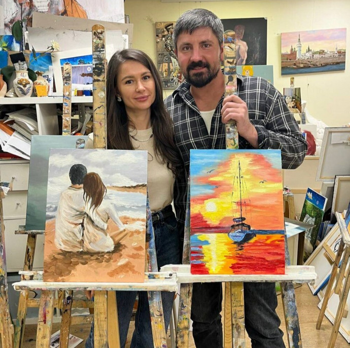 Романтический мастер класс для пары Творческое слияние в Москве