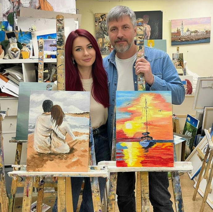 Романтический мастер класс для пары Творческое слияние в Москве