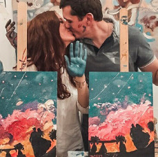 Романтический мастер класс для пары Творческое слияние в Москве