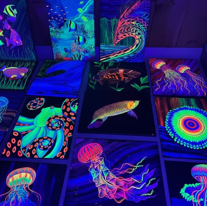 Романтическое свидание Мастер-класс Рисуем в темноте в Москве