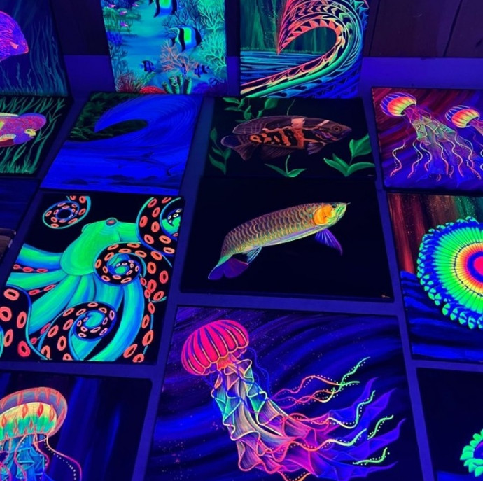 Романтическое свидание Мастер-класс Рисуем в темноте в Москве