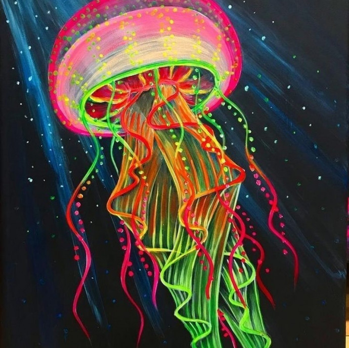 Романтическое свидание Мастер-класс Рисуем в темноте в Москве