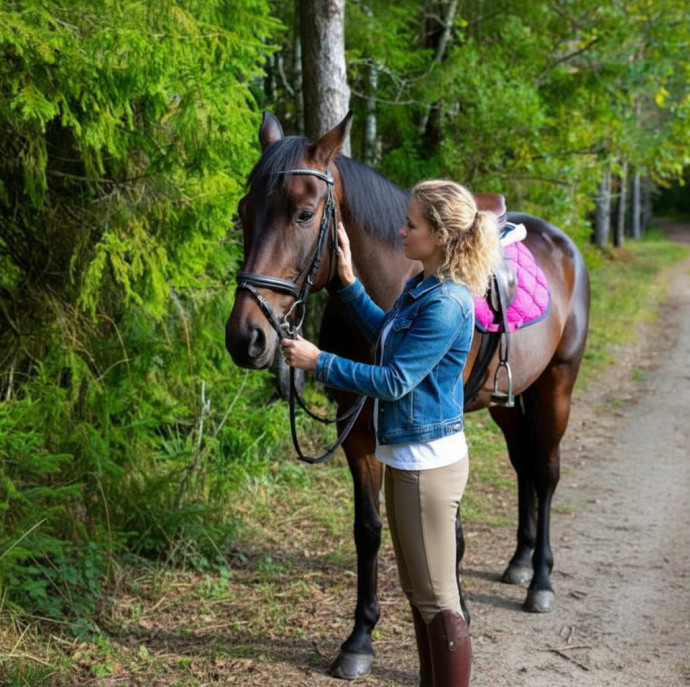 Занятие верховой ездой в Москве