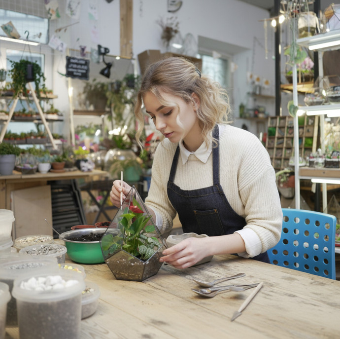 Мастер-класс Флорариум в Москве