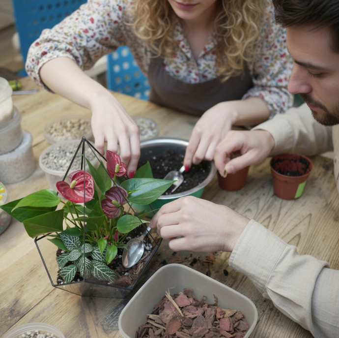 Мастер-класс Флорариум в Москве