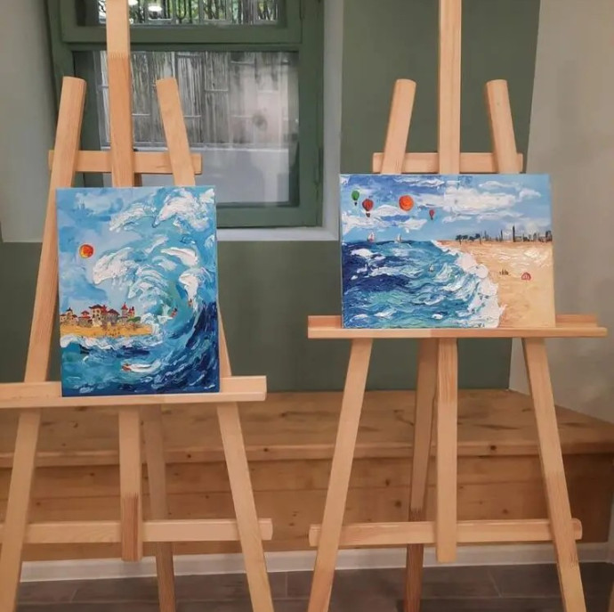 Рисование картины на холсте в Москве