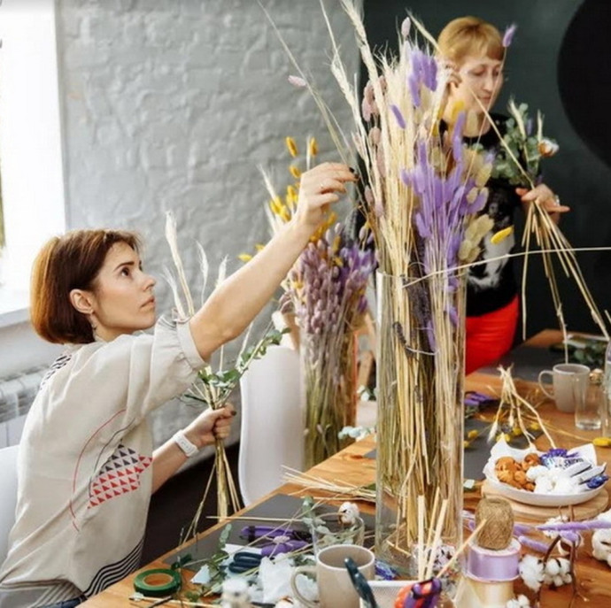 Мастер-класс по флористике в Москве