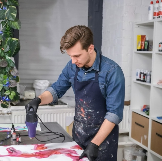 Мастер-класс картина алкогольными чернилами в Москве