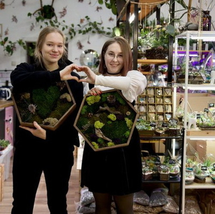 Мастер-класс по изготовлению Панно со мхом в Москве