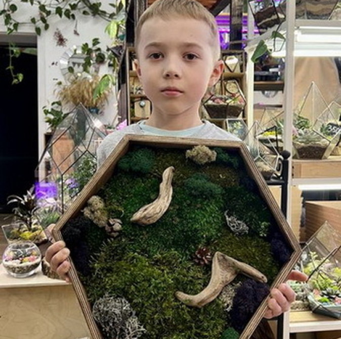 Мастер-класс по изготовлению Панно со мхом в Москве