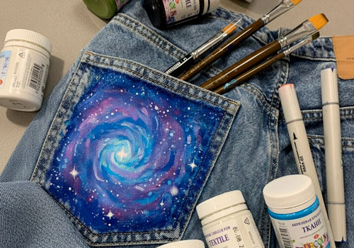 Мастер-класс по кастомизации/росписи одежды в Москве