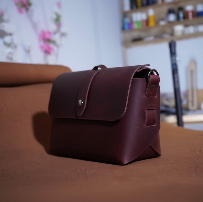 Мастер-класс по кожевничеству Сумка Переплётка в Москве