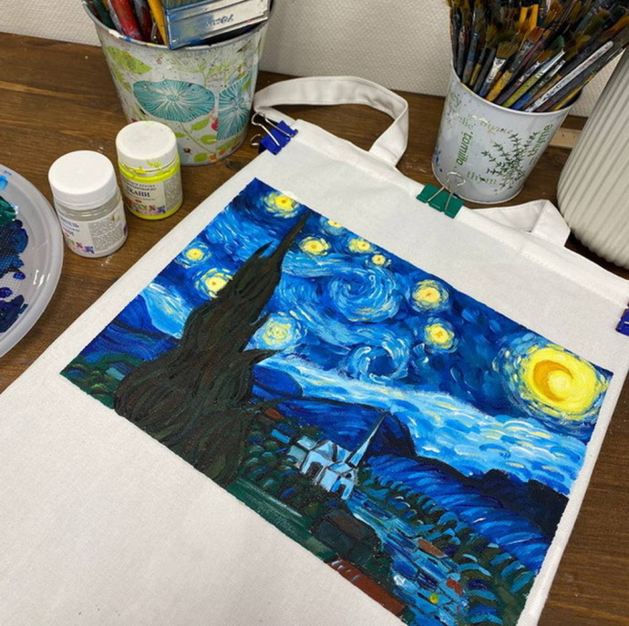 Мастер-класс Роспись одежды в Москве