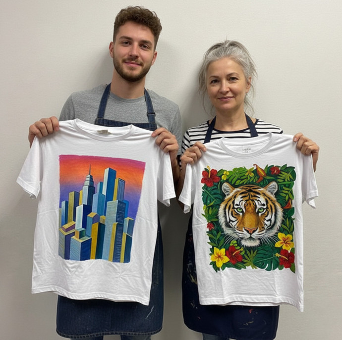 Мастер-класс Роспись одежды в Москве