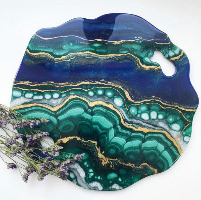 Мастер-класс рисование эпоксидной смолой в Москве