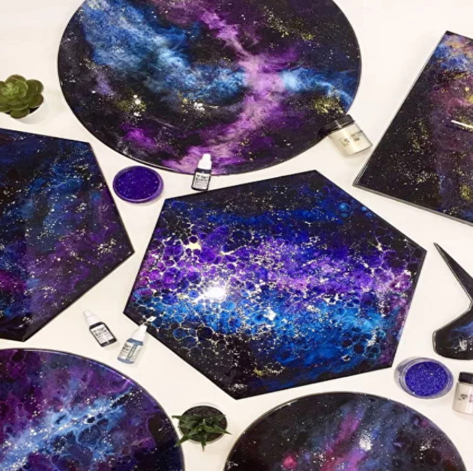 Мастер-класс рисование эпоксидной смолой в Москве