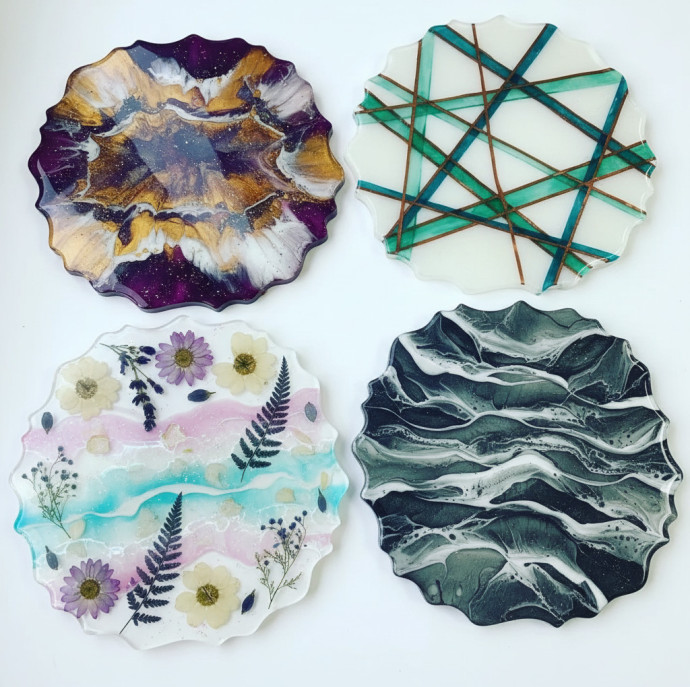 Мастер-класс рисование эпоксидной смолой в Москве