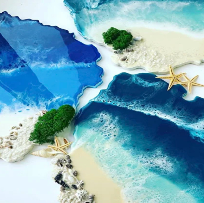 Мастер-класс рисование эпоксидной смолой в Москве