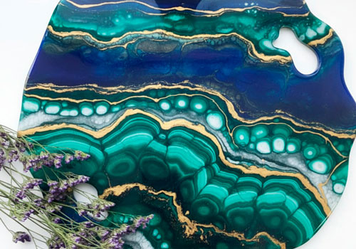 Мастер-класс рисование эпоксидной смолой в Москве