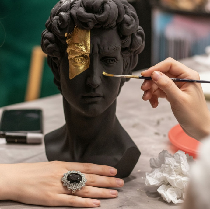 Мастер-класс по росписи гипсовых кашпо в Москве