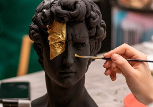 Мастер-класс по росписи гипсовых кашпо в Москве