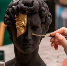 Мастер-класс по росписи гипсовых кашпо в Москве