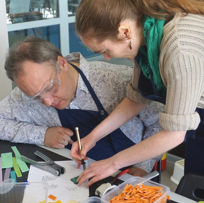 Витраж Тиффани в Москве