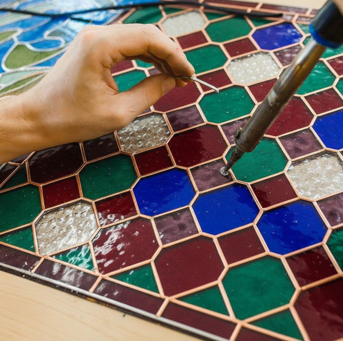 Витраж Тиффани в Москве