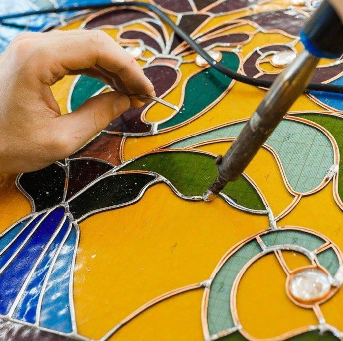 Витраж Тиффани в Москве