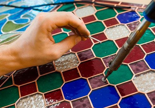 Витраж Тиффани в Москве