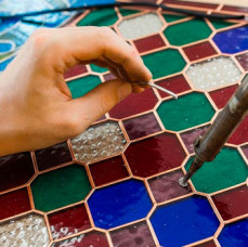 Витраж Тиффани в Москве