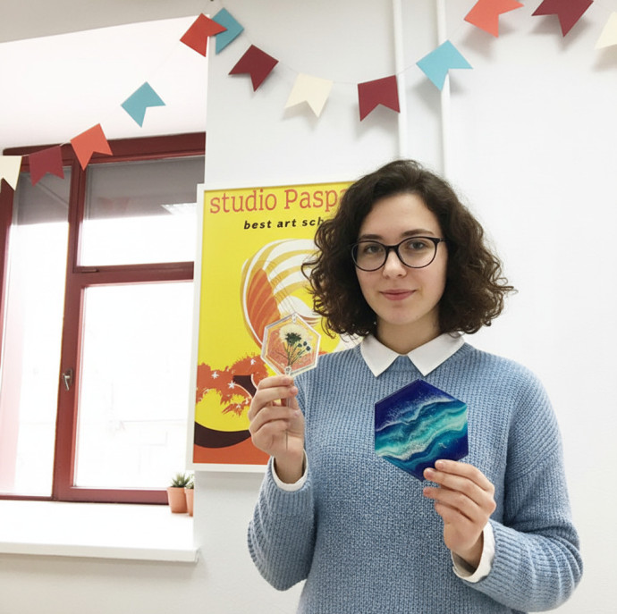 Мастер-класс Рисование эпоксидной смолой Resin Art в Москве