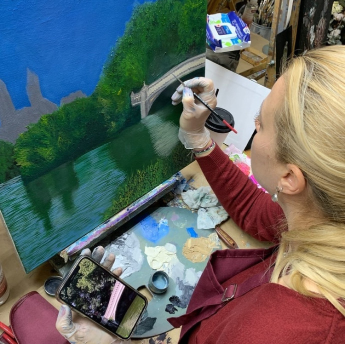 Мастер-класс по масляной живописи и акрилу в Москве