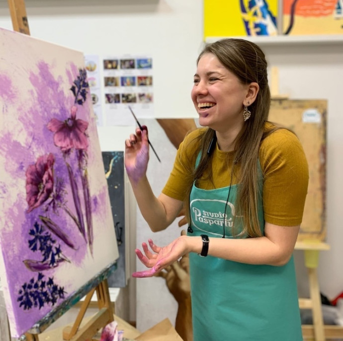 Мастер-класс по масляной живописи и акрилу в Москве