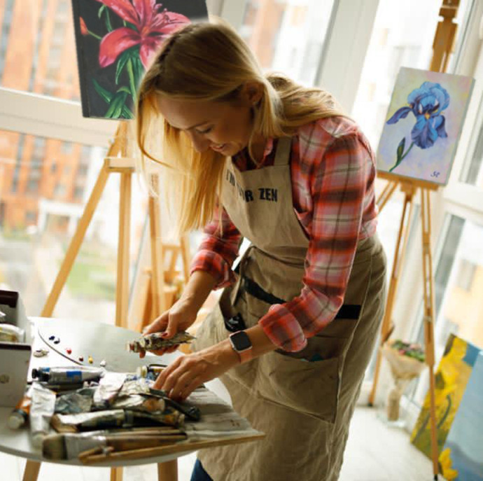 Мастер-класс по масляной живописи и акрилу в Москве