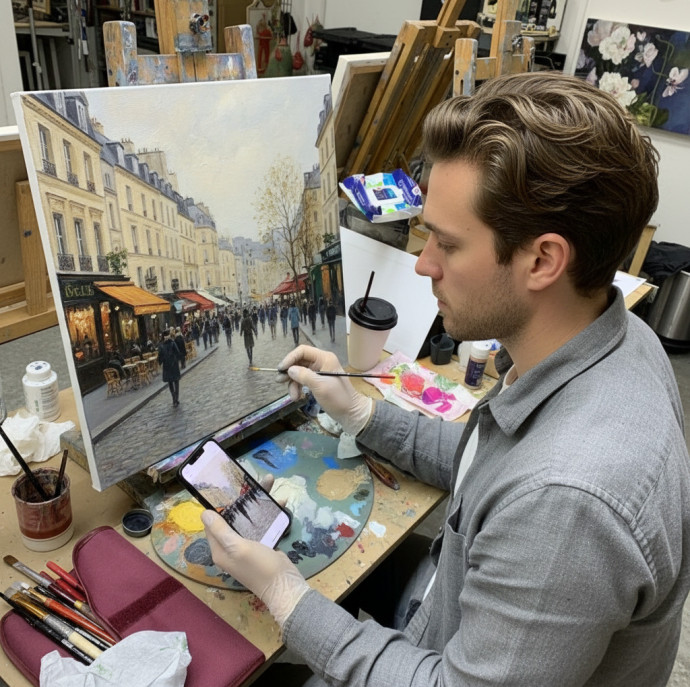 Мастер-класс по масляной живописи и акрилу в Москве