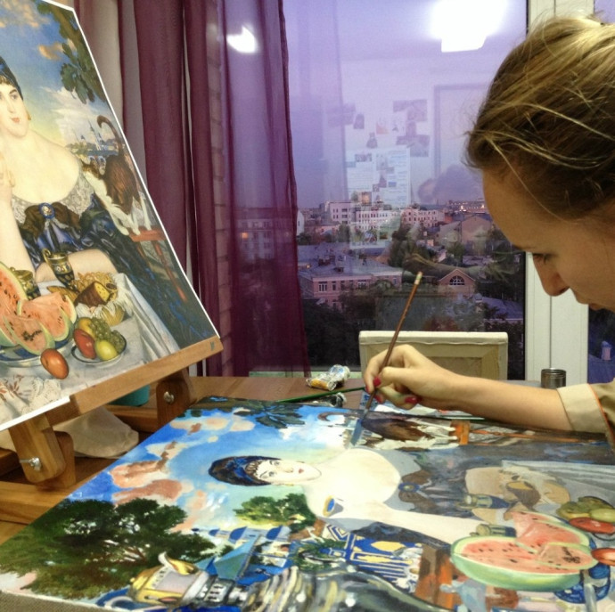 Мастер-класс по масляной живописи и акрилу в Москве