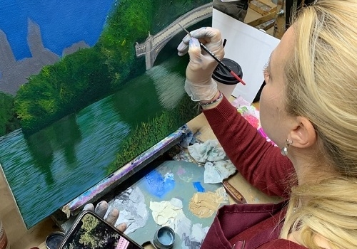 Мастер-класс по масляной живописи и акрилу в Москве