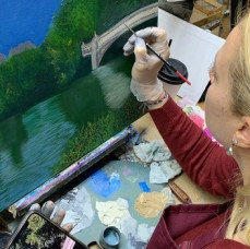 Мастер-класс по масляной живописи и акрилу в Москве