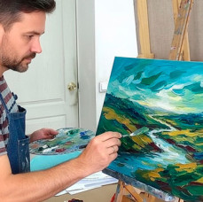 Мастер-класс по масляной живописи и акрилу в Москве