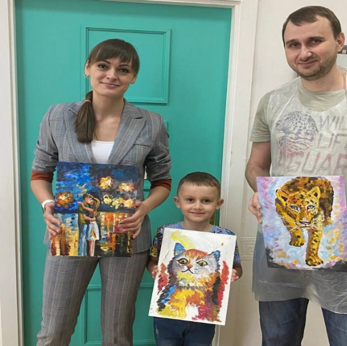 Детский мастер-класс по рисованию акварелью в Москве