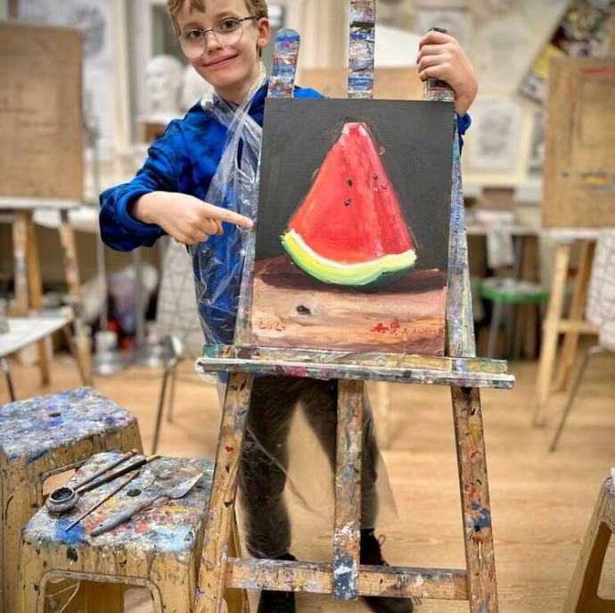 Семейный мастер-класс по росписи одежды в Москве