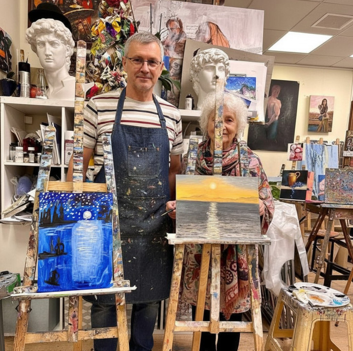 Семейный мастер-класс по росписи одежды в Москве