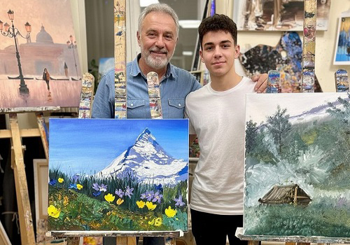 Семейный мастер-класс по росписи одежды в Москве