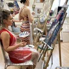 Мастер-класс по рисованию на выбор из 5 техник в Москве